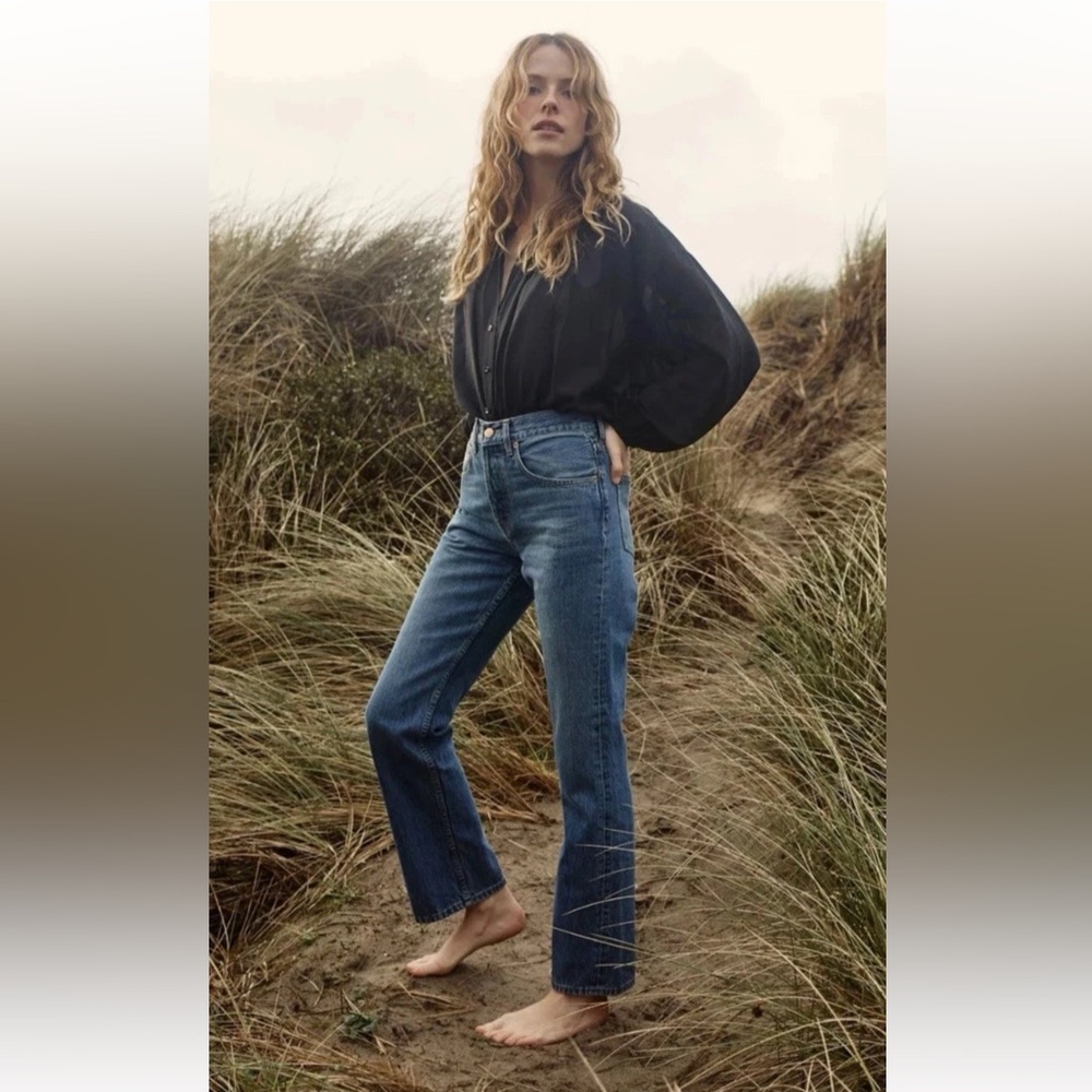 NEW WITH TAGS DOEN WILLOW JEAN ANDALUCIA WASH STRAIGHT LEG DENIM